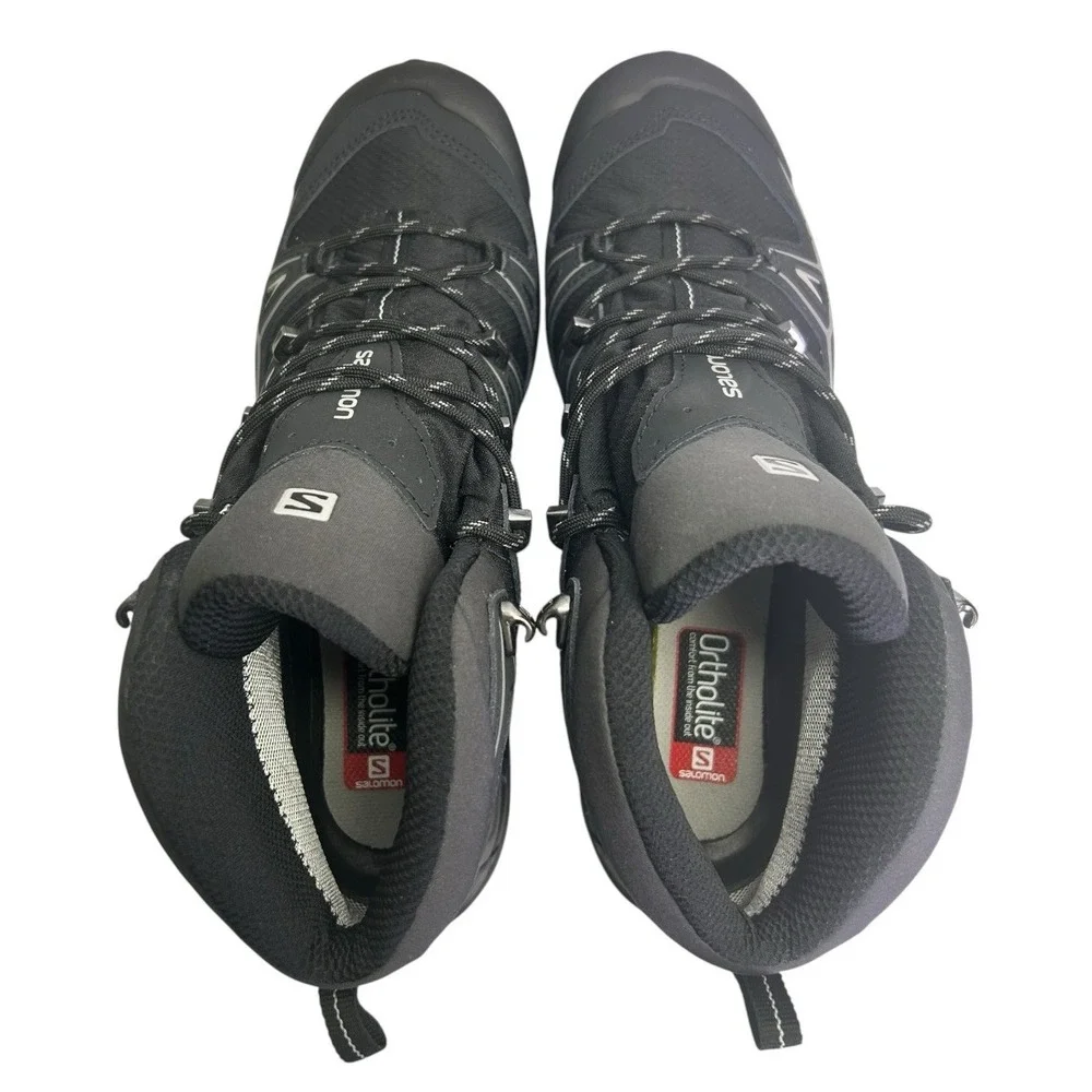 Salomon X Ultra Mid 2 GTX Men's Hiking Boots Black Size 11.5 NEW GoreTex - Picture 4 of 8